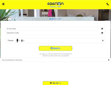 Tablet Screenshot of cocoonbarcelona.com